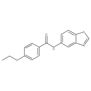 N-(benzo[d]thiazol-5-yl)-4-ethoxybenzamide结构式