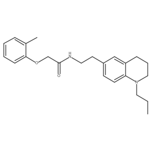 N-(2-(1-propyl-1,2,3,4-tetrahydroquinolin-6-yl)ethyl)-2-(o-tolyloxy)acetamide Structure