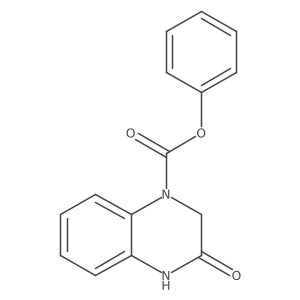 phenyl 3-oxo-3,4-dihydroquinoxaline-1(2H)-carboxylate结构式