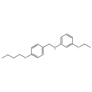 N-(4-Butoxybenzyl)-3-ethoxyaniline Structure