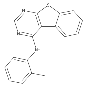 N-(2-methylphenyl)-[1]benzothiolo[2,3-d]pyrimidin-4-amine Structure