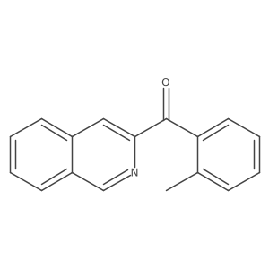 Isoquinolin-3-yl(o-tolyl)methanone Structure