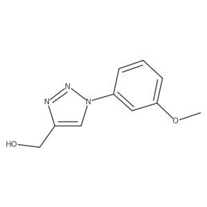 [1-(3-methoxyphenyl)-1H-1,2,3-triazol-4-yl]methanol Structure