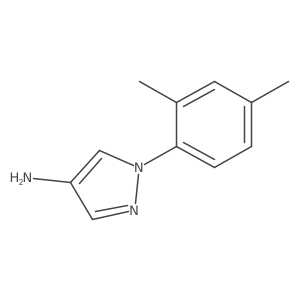 1-(2,4-dimethylphenyl)-1H-pyrazol-4-amine结构式