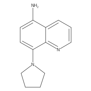 8-(1-Pyrrolidinyl)-5-quinolinamine结构式