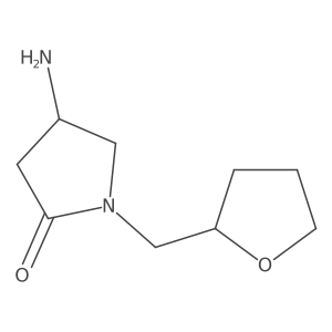 4-Amino-1-((tetrahydrofuran-2-yl)methyl)pyrrolidin-2-one结构式