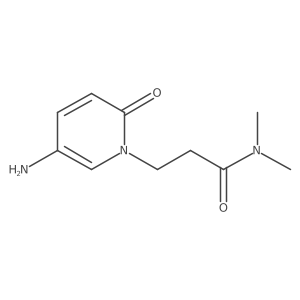3-(5-Amino-2-oxopyridin-1(2h)-yl)-N,N-dimethylpropanamide结构式