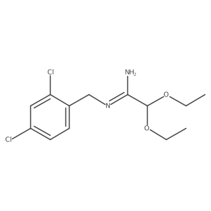 N-(2,4-dichlorobenzyl)-2,2-diethoxyacetimidamide Structure