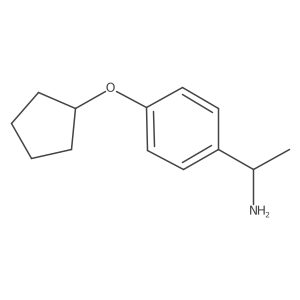 (1R)-1-(4-Cyclopentyloxyphenyl)ethylamine Structure