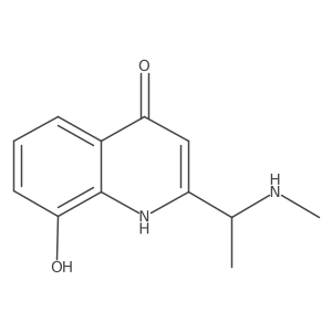 2-[(1R)-1-(Methylamino)ethyl]-4,8-quinolinediol Structure