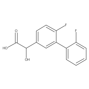 2-(2',2-Difluorobiphenyl-5-yl)-2-hydroxyacetic acid结构式