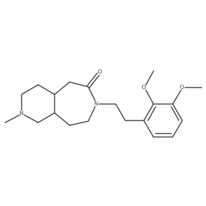 (4aS,9aR)-7-[2-(2,3-dimethoxyphenyl)ethyl]-2-methyl-1,3,4,4a,5,8,9,9a-octahydropyrido[3,4-d]azepin-6-one Structure