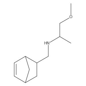 {Bicyclo[2.2.1]hept-5-en-2-ylmethyl}(1-methoxypropan-2-yl)amine Structure