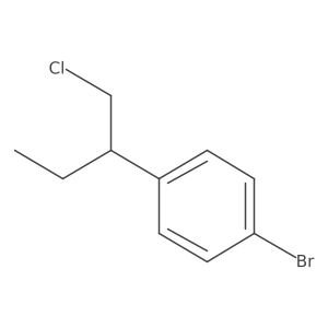 1-Bromo-4-(1-chlorobutan-2-yl)benzene结构式