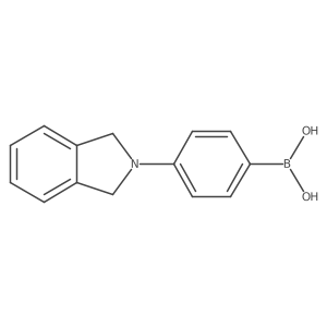 (4-(Isoindolin-2-yl)phenyl)boronic acid结构式