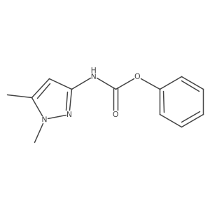 phenyl 1,5-dimethyl-1H-pyrazol-3-ylcarbamate Structure
