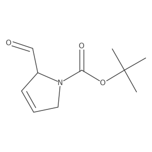 2-Formyl-3-pyrroline-1-carboxylic acid tert-butyl ester Structure