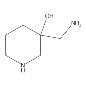 3-Aminomethyl-3-hydroxypiperidine Structure