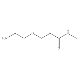 3-(2-aminoethoxy)-N-methylpropanamide结构式