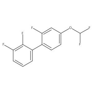 4'-(Difluoromethoxy)-2,2',3-trifluoro-1,1'-biphenyl Structure