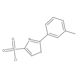 2-(3-Methylphenyl)-1,3-thiazole-4-sulfonyl chloride Structure