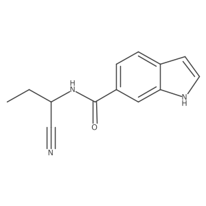 N-(1-cyanopropyl)-1H-indole-6-carboxamide Structure