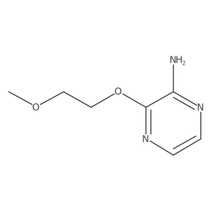 2-Pyrazinamine, 3-(2-methoxyethoxy)-结构式