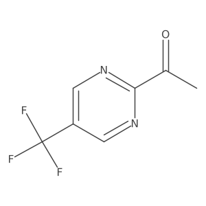 1-(5-(Trifluoromethyl)pyrimidin-2-yl)ethan-1-one Structure