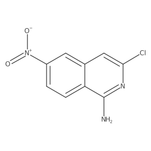 3-Chloro-6-nitroisoquinolin-1-amine Structure
