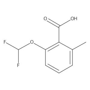 2-Difluoromethoxy-6-methylbenzoic acid Structure