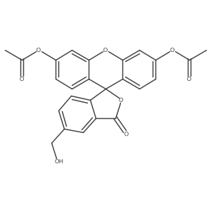 5-Hydroxymethylfluorescein diacetate结构式