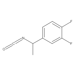 1,2-Difluoro-4-(1-isocyanatoethyl)benzene Structure
