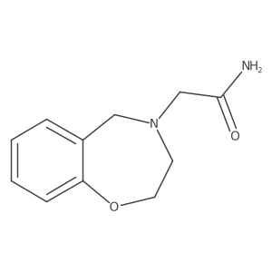 2-(2,3-dihydrobenzo[f][1,4]oxazepin-4(5H)-yl)acetamide结构式