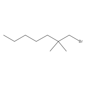 1-Bromo-2,2-dimethylheptane Structure