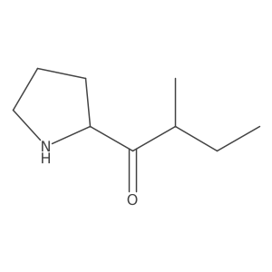 2-Methyl-1-(pyrrolidin-2-yl)butan-1-one Structure