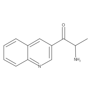 2-Amino-1-(quinolin-3-yl)propan-1-one Structure