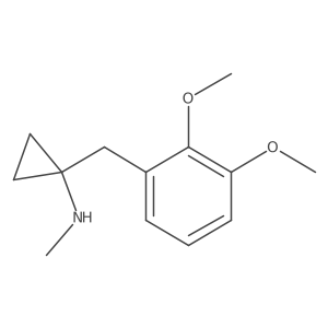 1-[(2,3-dimethoxyphenyl)methyl]-N-methylcyclopropan-1-amine Structure