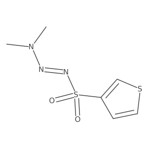N-(2,2-Dimethylhydrazinylidene)-3-thiophenesulfonamide Structure