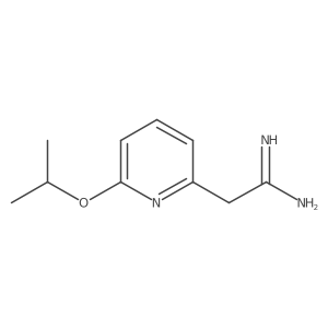 2-[6-(Propan-2-yloxy)pyridin-2-yl]ethanimidamide结构式