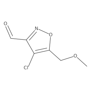4-Chloro-5-(methoxymethyl)isoxazole-3-carbaldehyde Structure