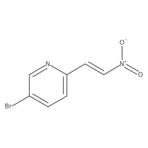5-Bromo-2-(2-nitroethenyl)pyridine结构式