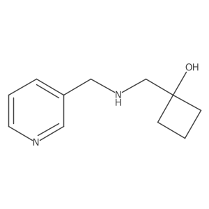 1-({[(Pyridin-3-yl)methyl]amino}methyl)cyclobutan-1-ol Structure