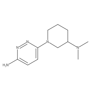 6-[3-(Dimethylamino)-1-piperidinyl]-3-pyridazinamine Structure