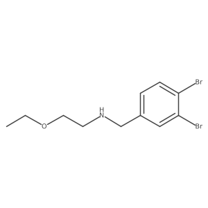 [(3,4-Dibromophenyl)methyl](2-ethoxyethyl)amine Structure
