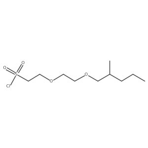 2-{2-[(2-Methylpentyl)oxy]ethoxy}ethane-1-sulfonyl chloride结构式