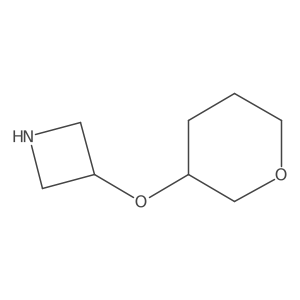 3-(Oxan-3-yloxy)azetidine结构式