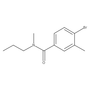 4-Bromo-N,3-dimethyl-N-propylbenzamide Structure