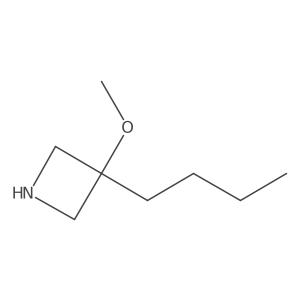 3-Butyl-3-methoxyazetidine Structure
