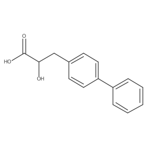 3-(4-Biphenylyl)-2-hydroxypropanoic Acid Structure