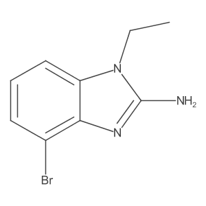 4-Bromo-1-ethyl-1H-benzimidazol-2-amine Structure